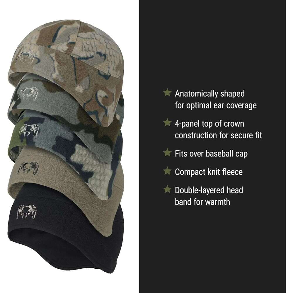 Beanie Ultra-Quiet, OdorResis Proximity MicroFleece, Odor-Resistant Micro-Fleece, beani Winter Outdoor Warm
