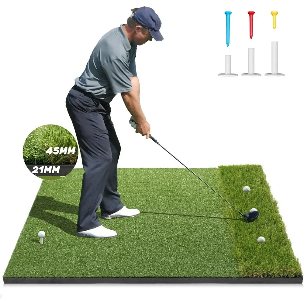 Garage artificial turf golf course mat 5x4 feet thick electronic shaped hitting garden decoration base lawn 241014