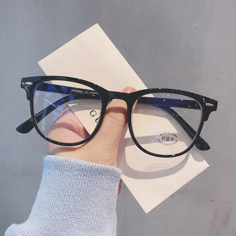 Classic Transparent Computer Glasses Frame Women Men Anti Blue Light Blocking Optical Lenses Male y241014