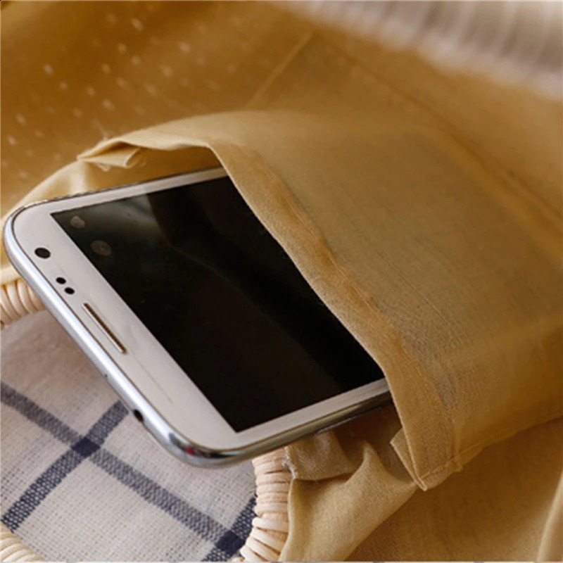 Holiday Shell Handbag Personalized and Cute Rattan Bag Casual Small Round Woven Womens Fashion Beach 241014