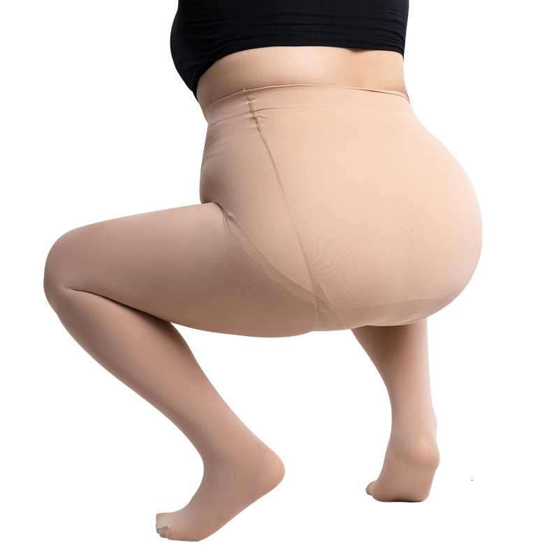 2025 New Designer Women s Tight Stocking Size M Fat M fashion Spring and Autumn Winter Thin Plush Thick Fat Big Meat Color Pantyhose
