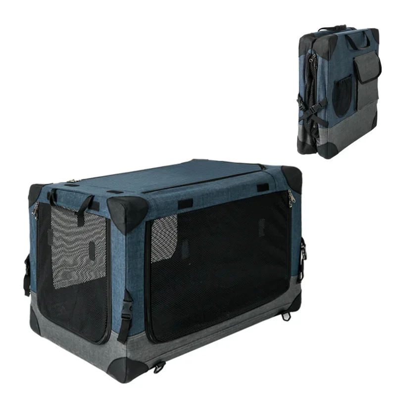 pet car dog cage kennel Indoor outdoor dog tent Foldable portable carry bag pet aviation cage Removable washable fabric cover