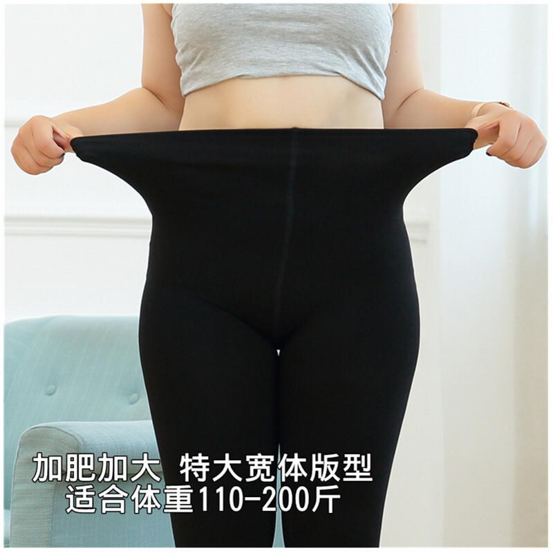 2025 New Designer Fat Plus Thin Velvet Autumn Winter Overweight High Waist Women fashion s Long Thick Bottom Pantyhose Pound Silk Socks