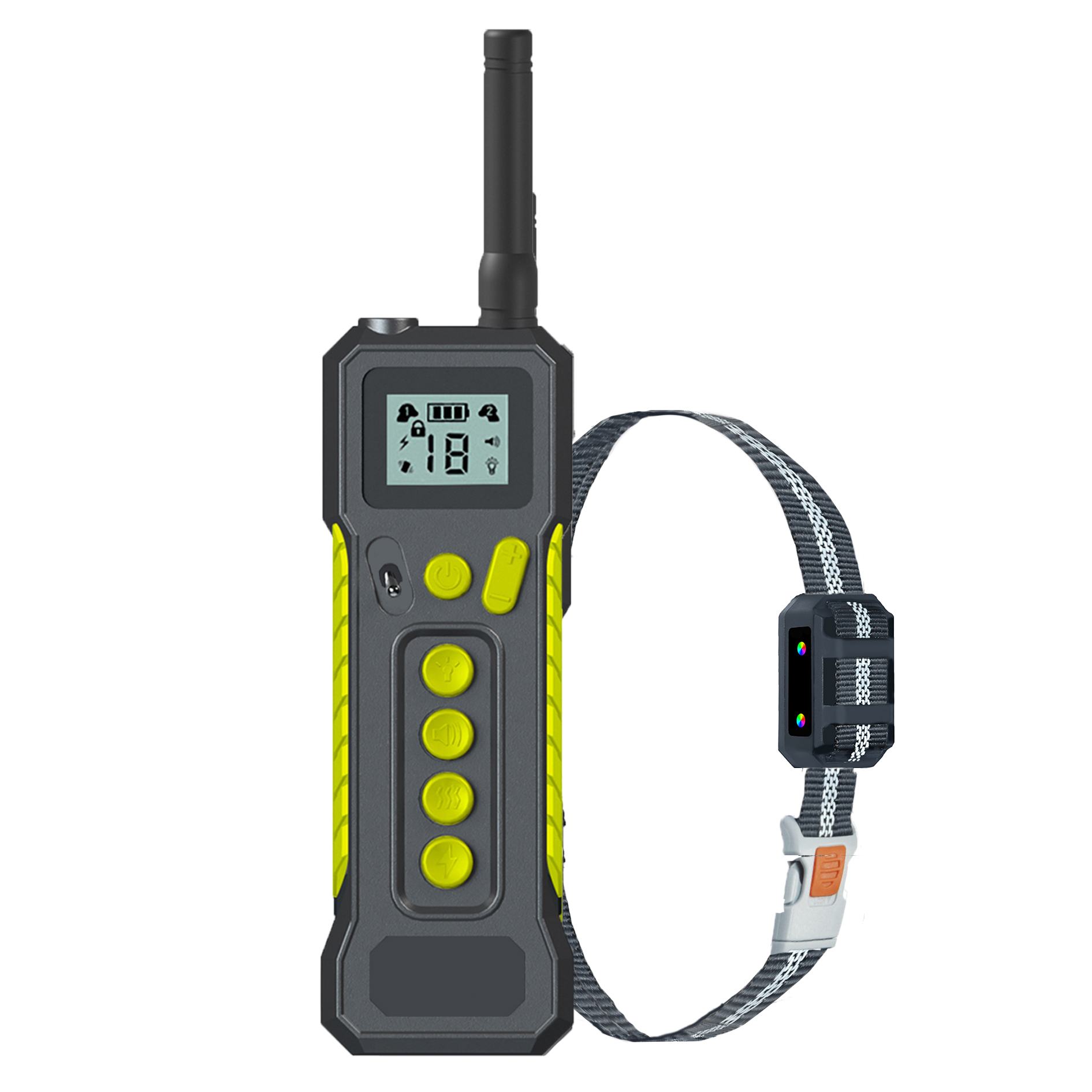 Dog Shock Collar, IP68 Waterproof Dog Training Collar with Remote, 3 Training Modes, Shock, Vibration and Beep