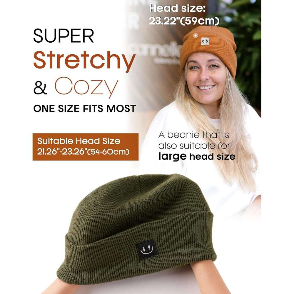 Cuffed for Caps Unisex Beanie Cute Men Knit beanie Hats Skul Winter Outdoor Warm