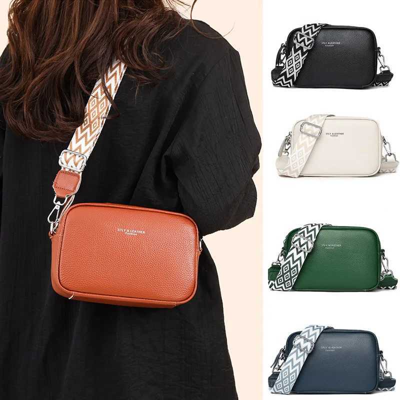 Arrival New genuine leather cross body womens shoulder solid color coin wallet shopping phone bag Z241014