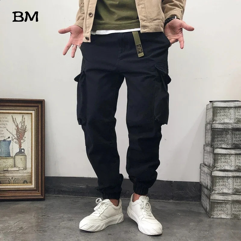 High quality cotton military jogging mens street clothing tactical pants fashionable cargo pants Army soldier Harajuku clothing 241015