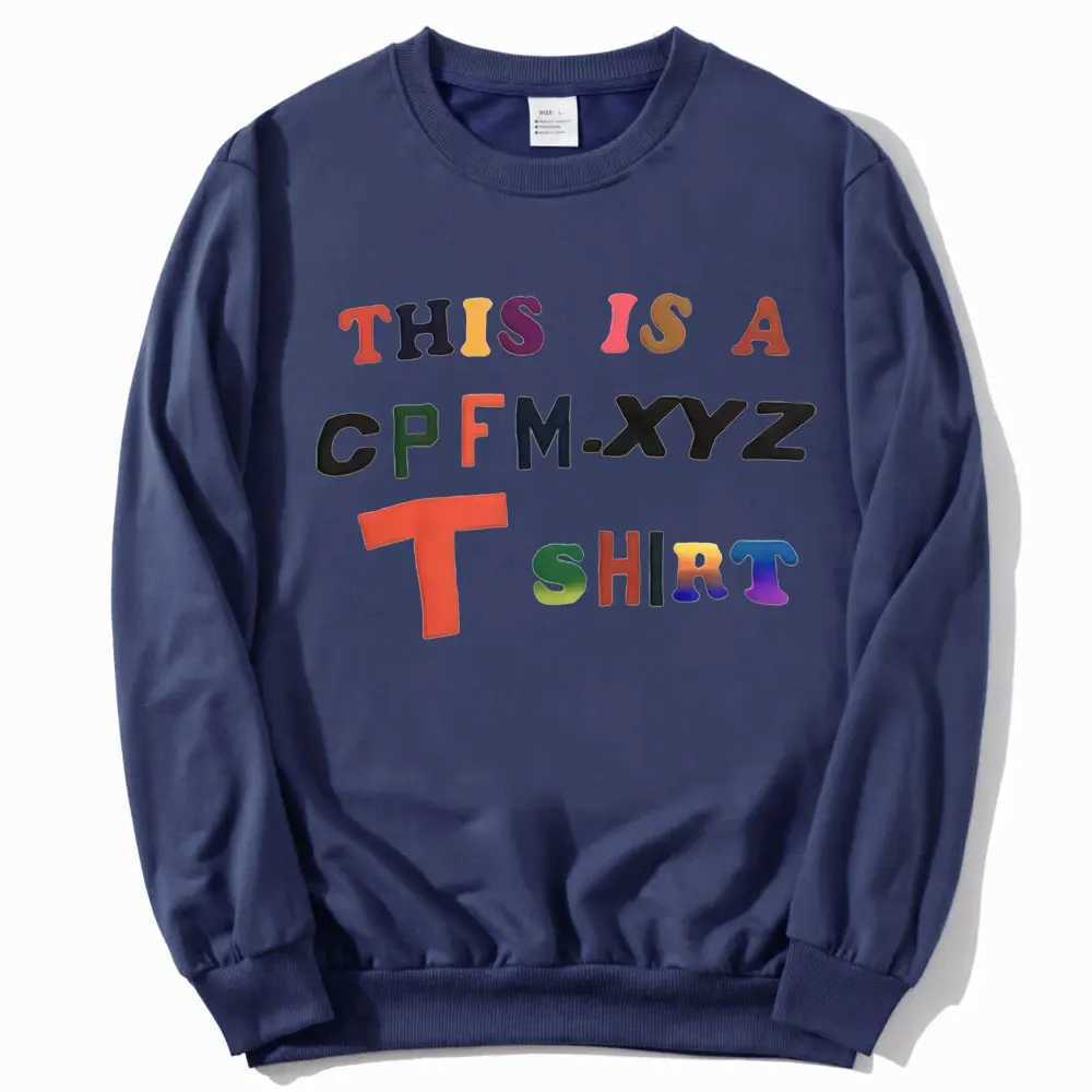 Men's T-Shirts The new one is CPFM. XYZ T-shirt Advanced Color Alphabet Printing Sportswear Mens Hip Hop Rap Fashion Sportswear Y2410158PA1