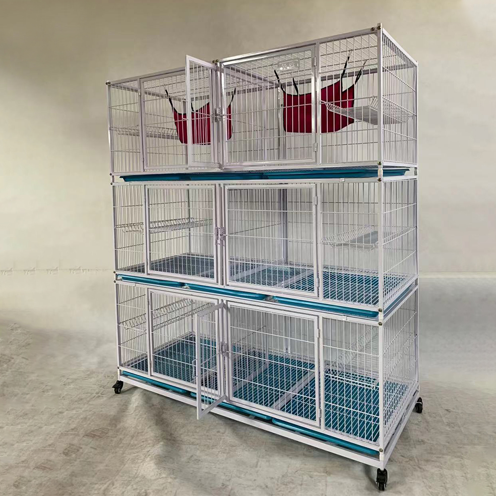 stackable dog cages free dog cages and crates 160*70*190cm 3 layer cat for vet animal dog hospitalization cages