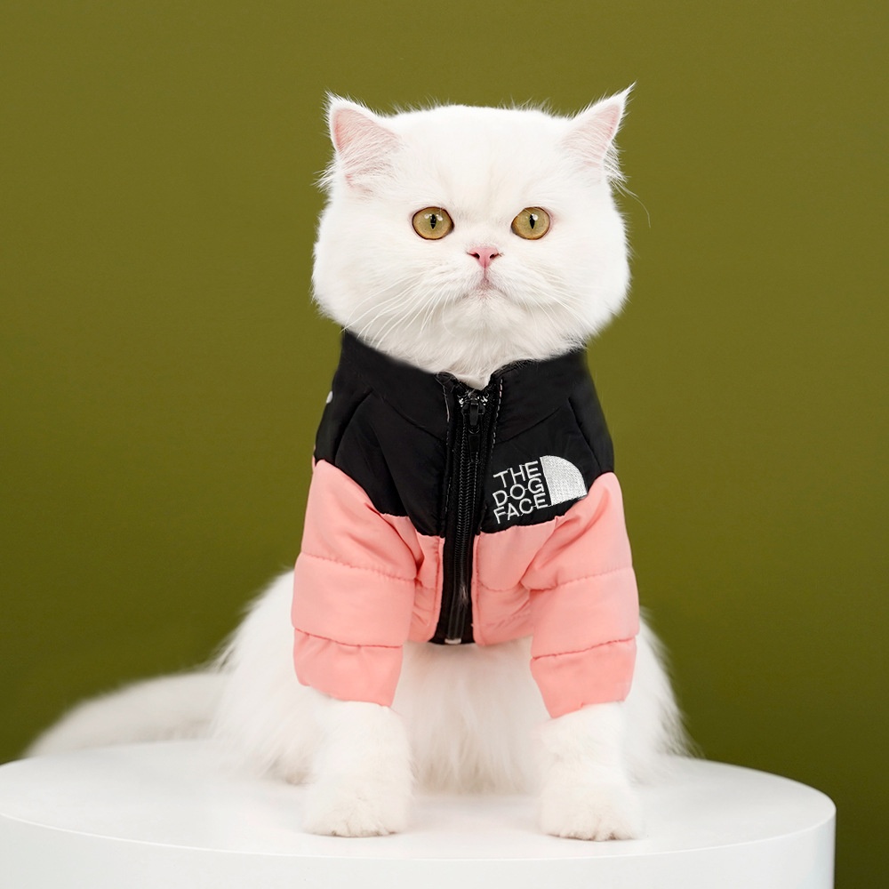 The Dog Face Puffer Seasonal Jacket Dog Winter Coat Duck Down Jacket for Small Medium Dogs-Thicken Dog Coat Windbreaker Puppy Winter Clothes CH314