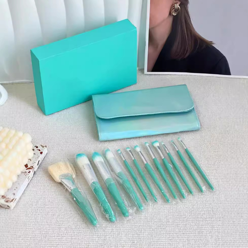 Party Favors 12-Piece Makeup Brush Set Wool Manufacturing Gift Box Packaging Home Office New Year Gifts 45876