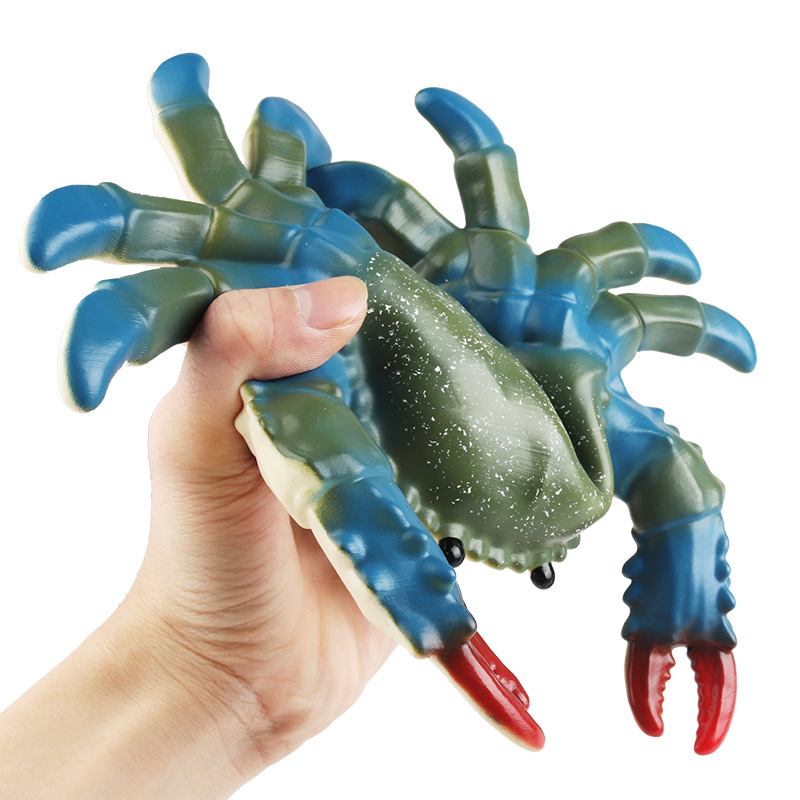 Soft Rubber Sea Turtle Cognitive Toy - Marine Animal Model for Kids with Vent Decompression Feature