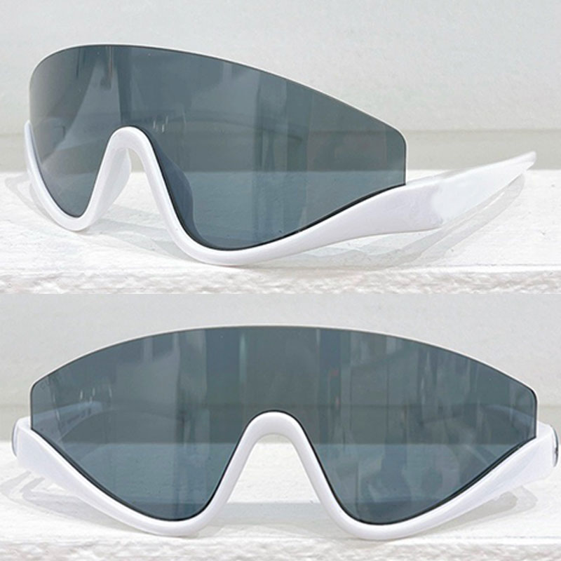 Polarized sports goggles Men Women outdoor sunglasses blue lenses geometric half frame glasses with packaging box