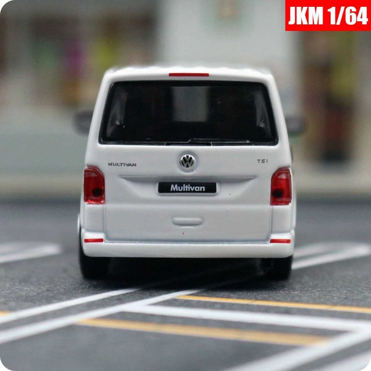 1 64 Volkswagen T6 Multivan MPV Van Miniature Model 1/64 Free Wheels Toy Car Vehicle Diecast Alloy Collection Gift for Boys Kid CL241016