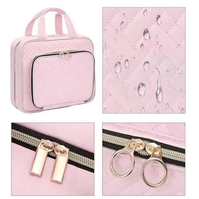 2025 NEW Toiletry For Women With Hanging Hook Toiletries Cosmetics Storage Multifunction Waterproof Portable Travel Organize Bag 241016 zhanyishengli