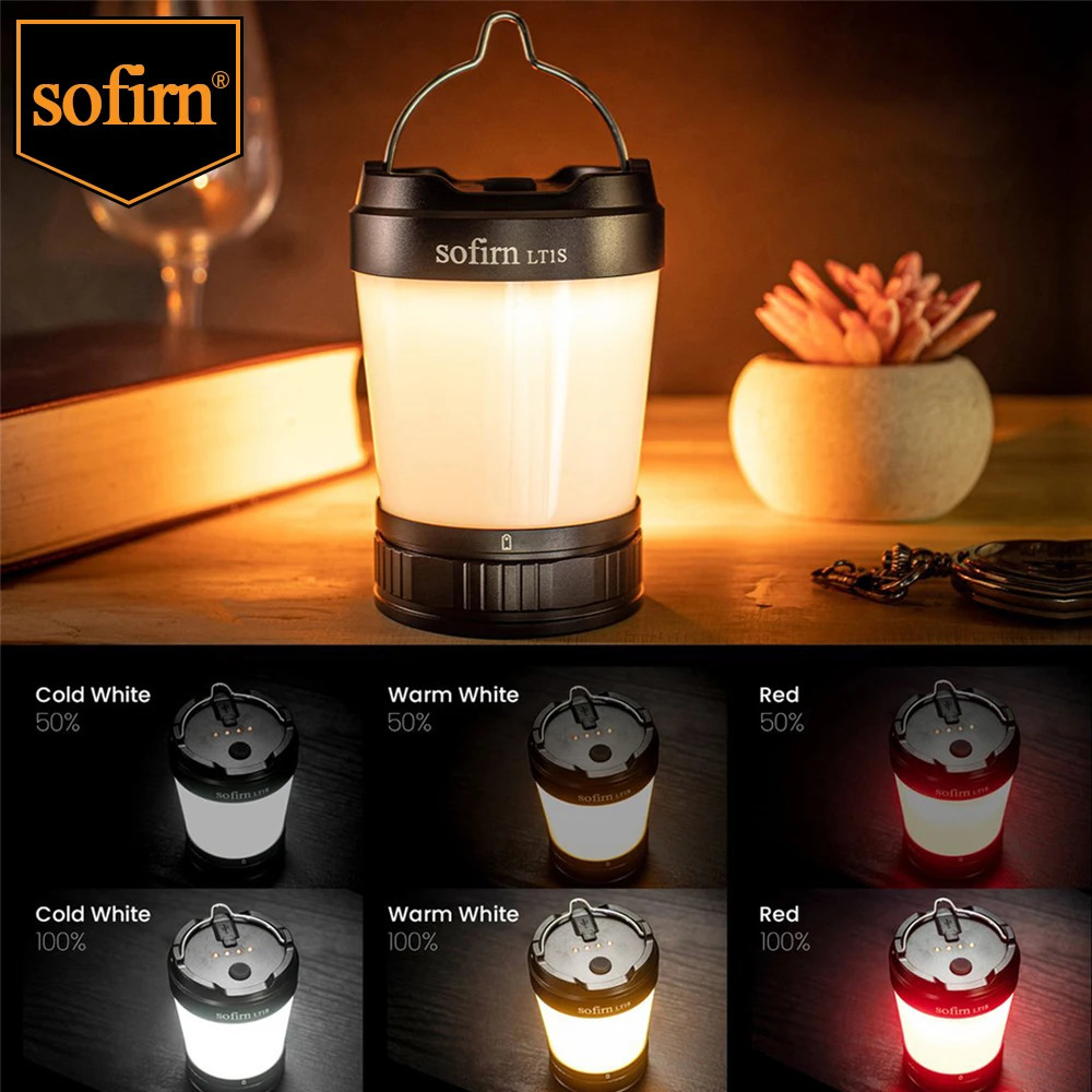 Sofirn LT1S camping light USBC 21700 charging power flashlight portable emergency light 2700K to 6500K with charging 241016