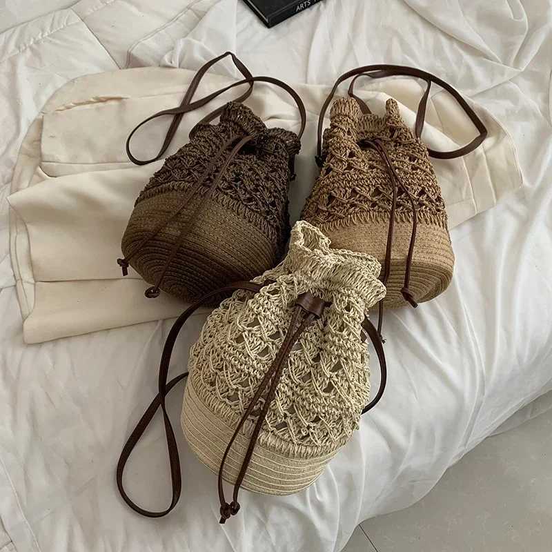 New Fashion Ladies s Bag High Quality Bohemian Style Hollow Weaving Crossbody Unique Design Commuter 241016