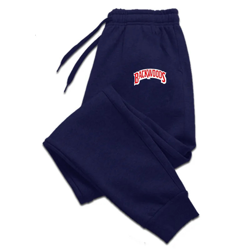 BACKWOODS Print Fleece Sweatpants Warm Jogging Pants PacksMale Outdoor Trousers Trouse Spring Autumn 241009