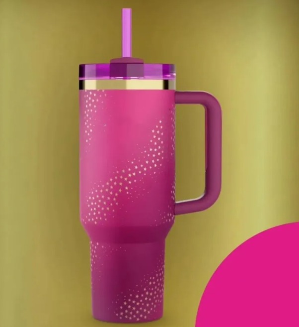 Wicked 40oz Glitter Green Gradient Pink Tumblers Chocolate gold Cups 40 OZ Blue Magnolia Pink Rose Lilac Floral Purple Stars Car Mugs with handle Lid 