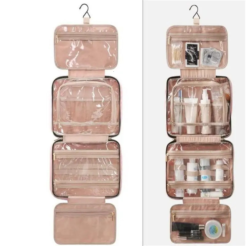 2025 NEW Toiletry For Women With Hanging Hook Toiletries Cosmetics Storage Multifunction Waterproof Portable Travel Organize Bag 241016 zhanyishengli