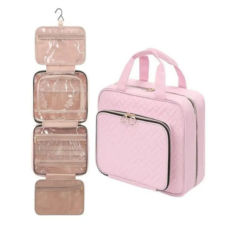 2025 NEW Toiletry For Women With Hanging Hook Toiletries Cosmetics Storage Multifunction Waterproof Portable Travel Organize Bag 241016 zhanyishengli