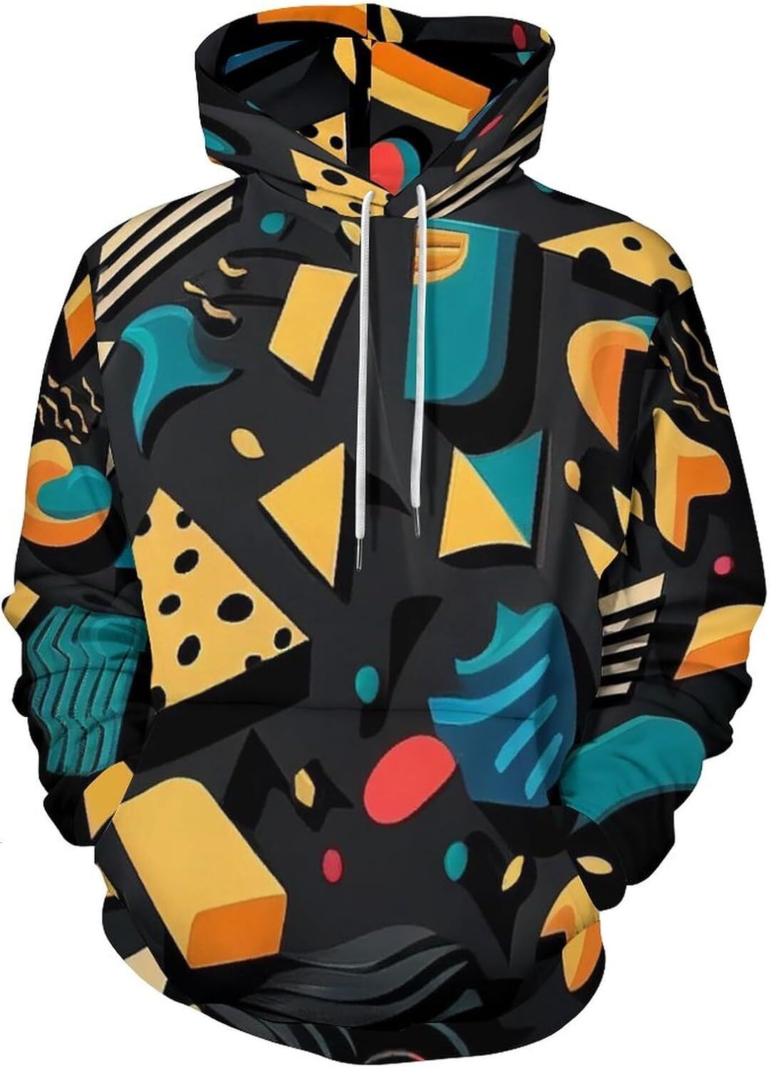 Hoodie for Mens Womens Unisex Novelty Trippy Hoodie 3D Printed Geometric Realistic Abstract Pattern Sweatshirt Hoodie Graphic Hoodies sweatshirt Fashi