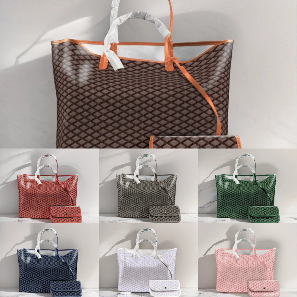 TOP Quality Designer Fashion Totes Leather Messenger Shoulder Handbag Women Bags High Capacity Composite Shopping Bagss Plaid Letters