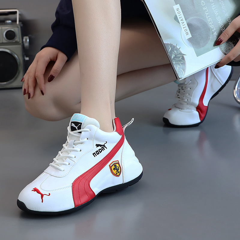 Spring And Autumn New Men'S Sneakers Couple Comfortable Lace-Up Breathable Sports Casual Shoes Flat Student Shoes