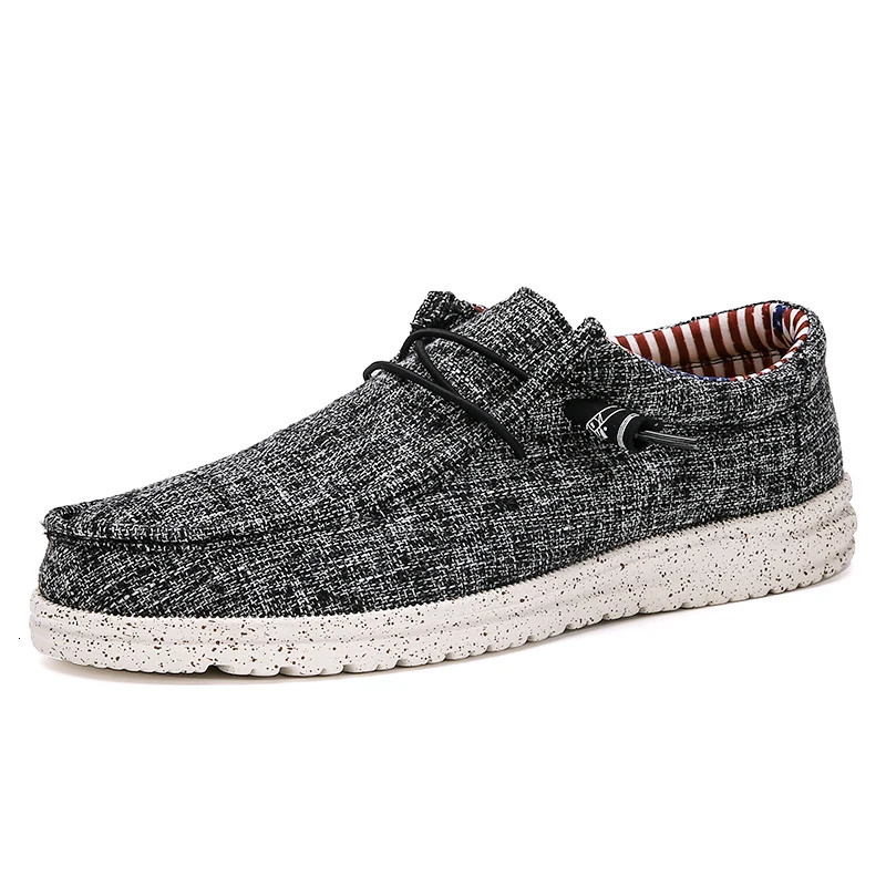 Summer Men Canvas Casual Dude Shoes Alpargatas Hombre Lightweight Plus Big Size 49 50 Drop 241016