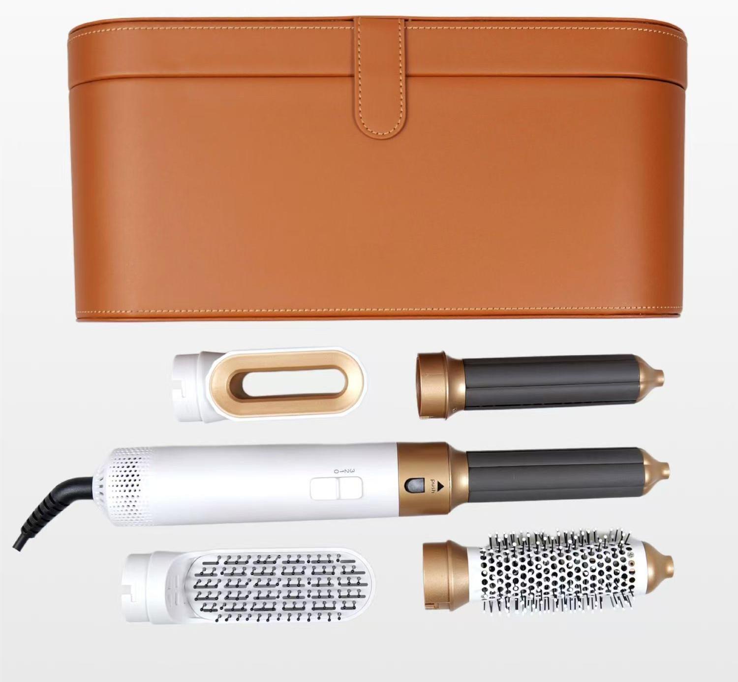 Anion Curling Irons Warm Comb Hairdryer Dryer Hair Shaper 6 in 1 Designer Fashion Mens Womens Unisex 4Colors free shipping