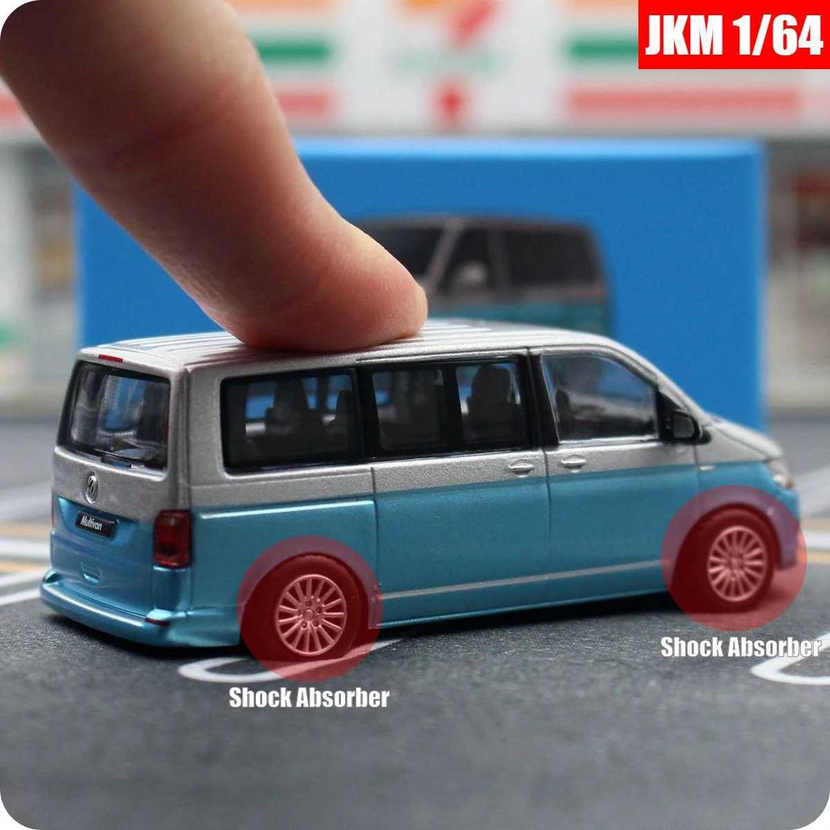 1 64 Volkswagen T6 Multivan MPV Van Miniature Model 1/64 Free Wheels Toy Car Vehicle Diecast Alloy Collection Gift for Boys Kid CL241016