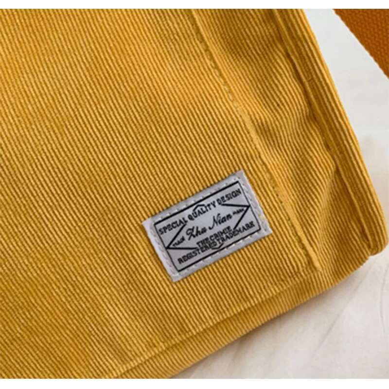 Designer Women Simple Corduroy Portable Large Capacity Ins Fashion Trend Small Square Handbag Single Shoulder Bags Tote Bag