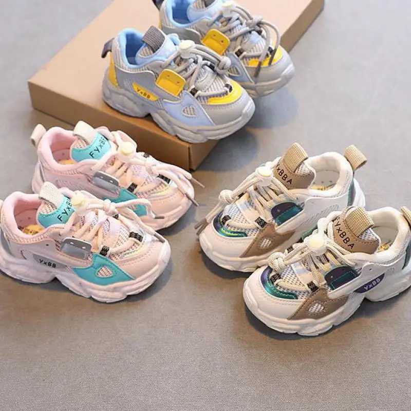 Size 21-36 baby and toddler shoes suitable for boys and girls breathable mesh childrens casual sports shoes non slip childrens sports shoes M241016