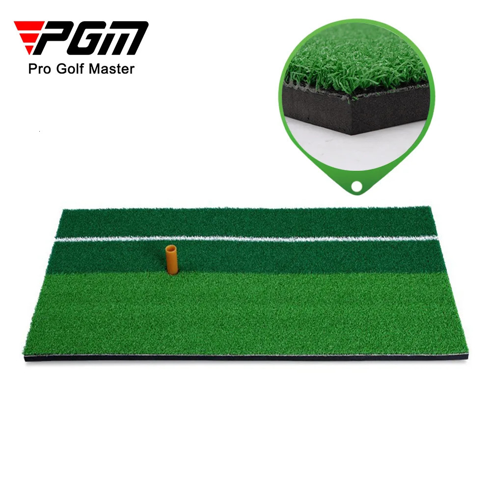 PGM Golf Strike Path Mat Grassland Indoor Personal Practice Swinging Mat Mini Strike Path Mat Golf Tracking Training Auxiliary Mat 30 60cm 241016