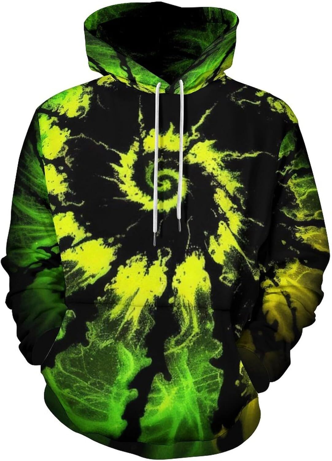 Hoodie for Mens Womens Vintage Funny Colorful Liquid Spiral Stripe Pattern Hoodies 3D Printed Trippy Long Sleeve Sweatshirt Hoodie Graphic