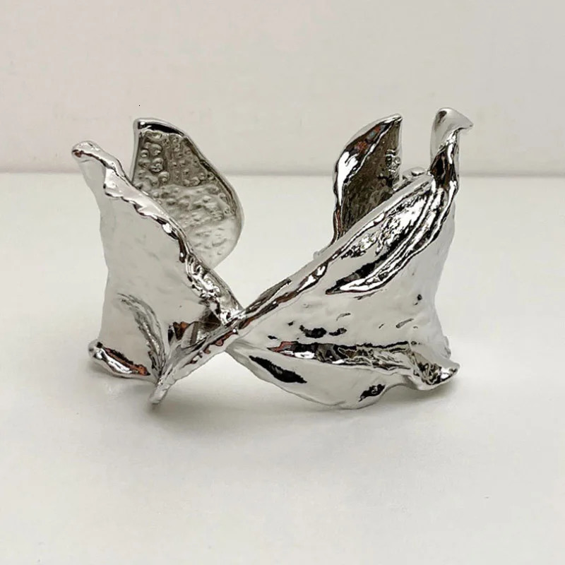 Bobokiki Jewelry European and American Fashion Knot Twisted Steel Retro Open Bracelet 240923