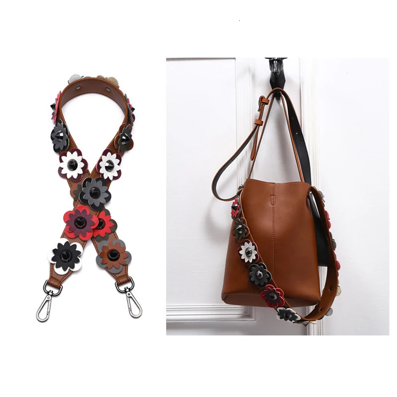 90cm leather bag shoulder strap color rivet stud handbag handle cross body replacement belt accessories customization 241008 4