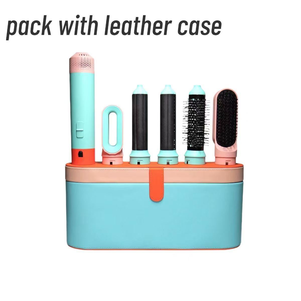 Anion Curling Irons Warm Comb Hairdryer Dryer Hair Shaper 6 in 1 Designer Fashion Mens Womens Unisex 4Colors free shipping