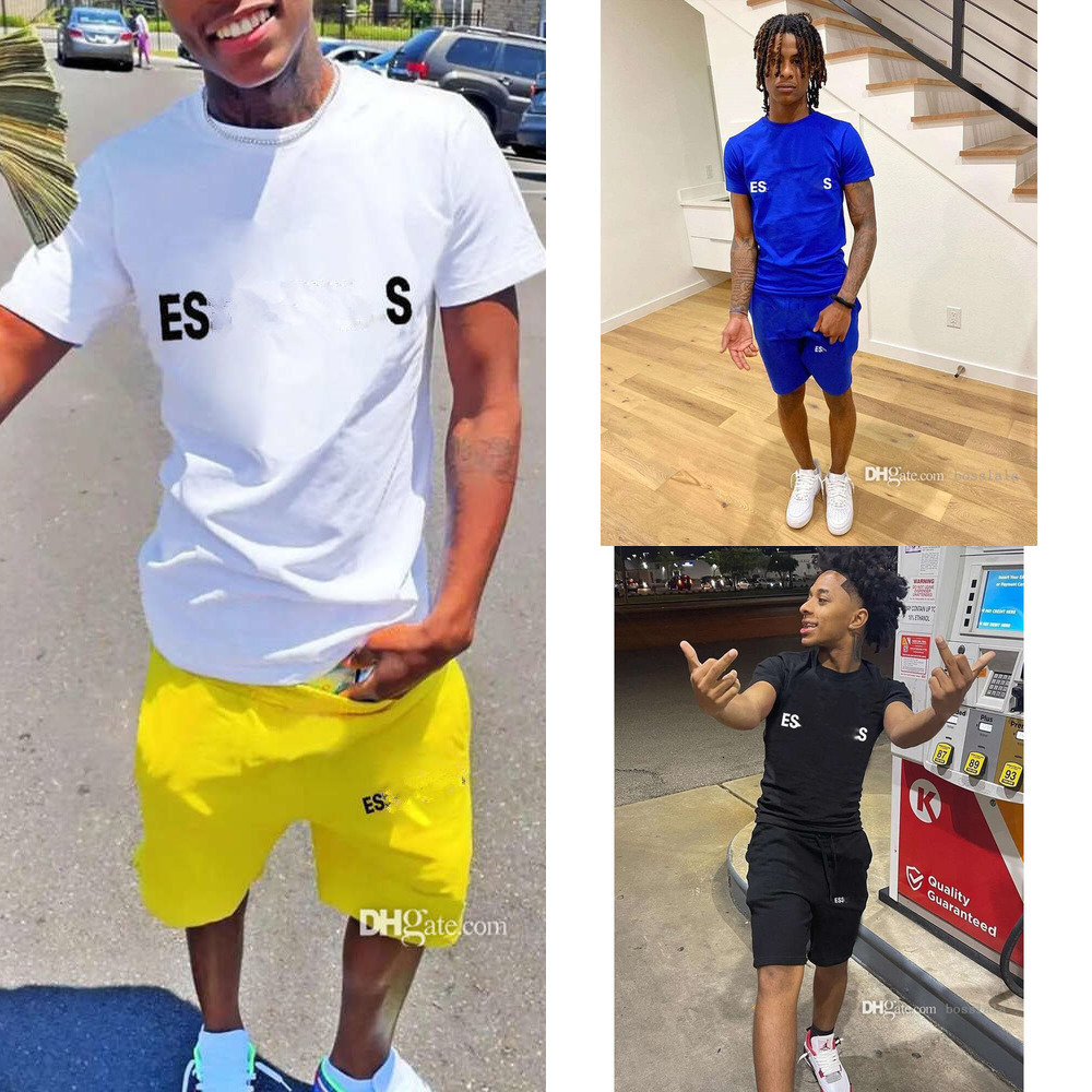 Mens Designer Tracksuits Plus Size 3XL Luxury Two Piece Set 2024 Brand Printed Outfits Short Sleeve T-shirt And Shorts Sports Suits