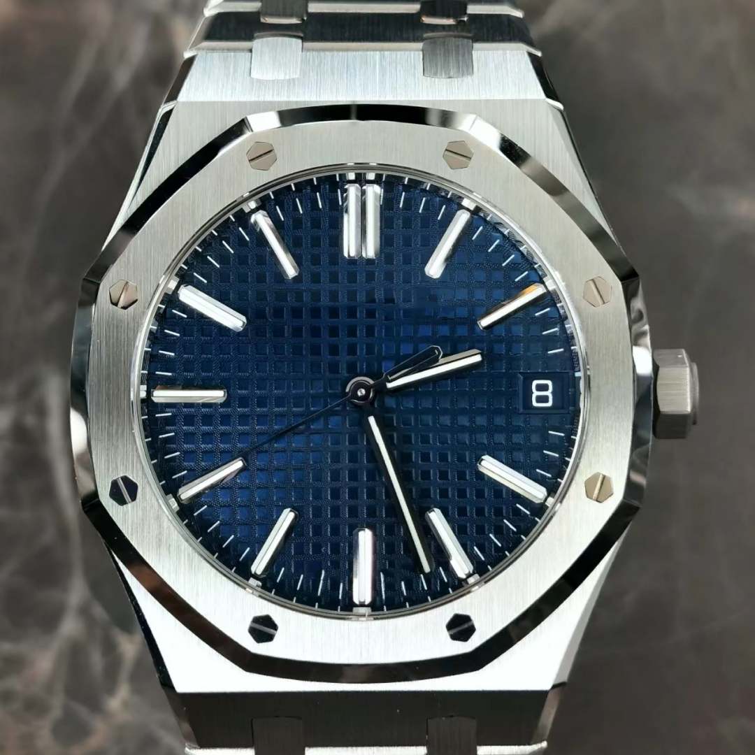 Women Top 15550 37mm Women's 904 Stainless steel automatic mechanical watch Moissanite Couples Watch Christmas gift