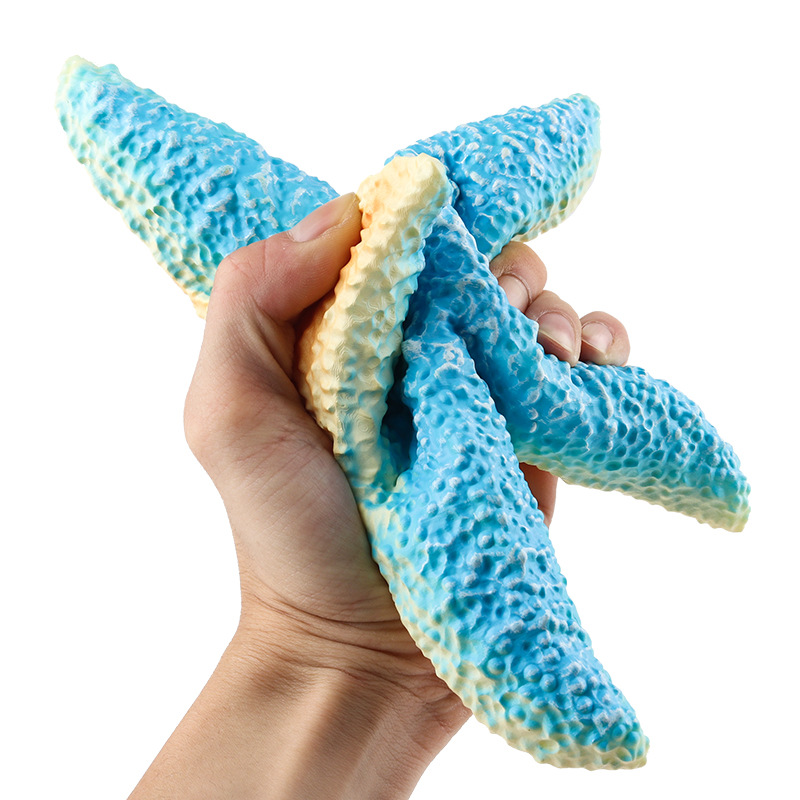 Eco-Friendly Sea Life Ornament Large Soft Plastic Starfish Sculpture for Kids Aquariums and Craft Projects