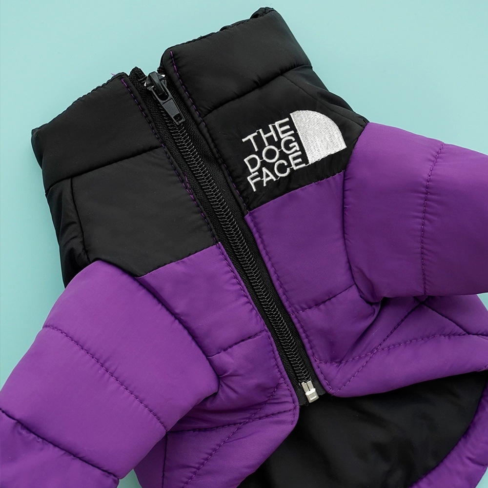 The Dog Face Puffer Seasonal Jacket Dog Winter Coat Duck Down Jacket for Small Medium Dogs-Thicken Dog Coat Windbreaker Puppy Winter Clothes CH314
