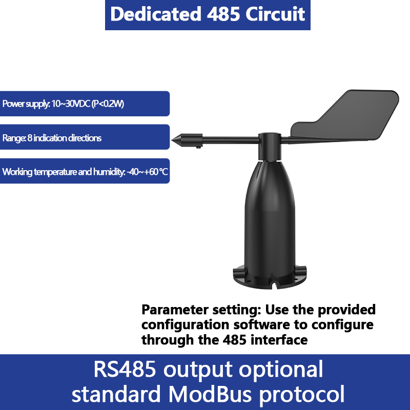 Aluminium Housed Wind Speed Transmitter Environmental Sensors Whole Environment Factor Detection and Monitoring