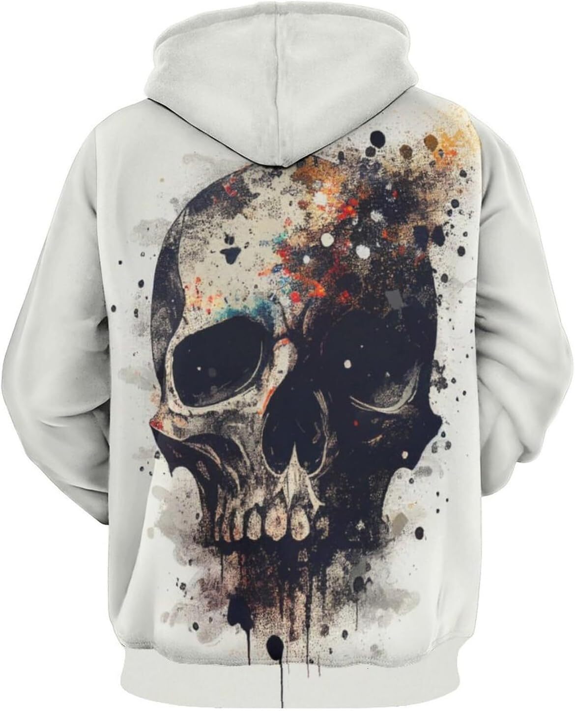 Hoodie for Mens Womens Mens Skull Hoodie 3D Printed Tie Dyed Soul Skull Casual Sweatshirt Hoodie Graphic Hoodies sweatshirt Fashion Trends