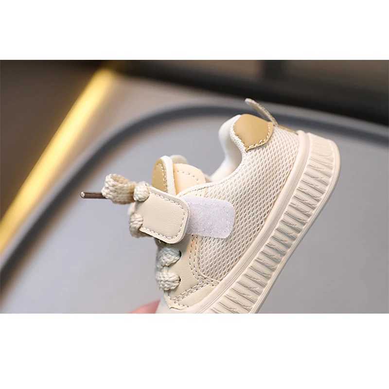 Spring and autumn childrens sports shoes boys and girls childrens casual shoes flat bottomed baby shoes fashionable breathable soft sports running M24