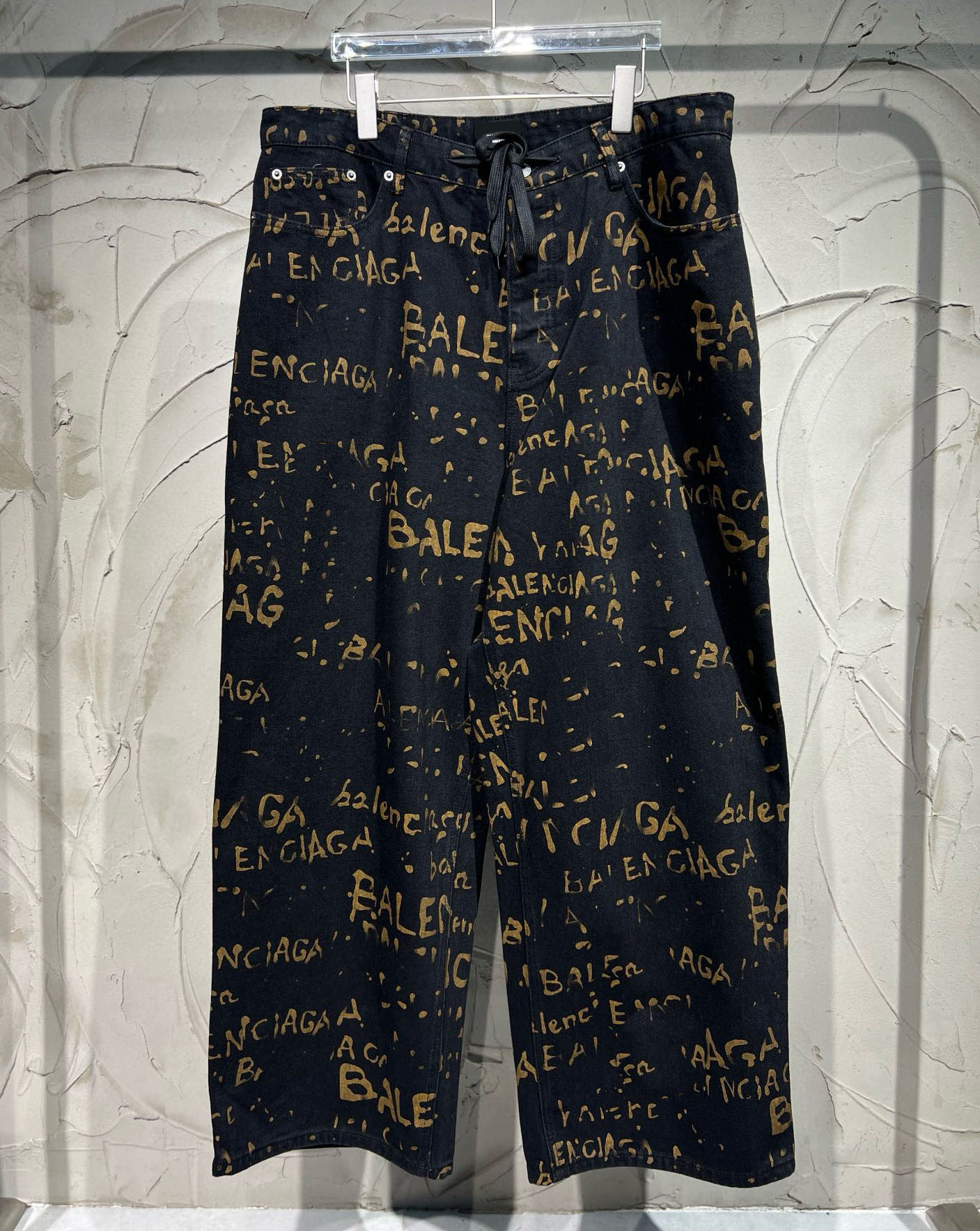 Men's Plus Size Pants Round neck embroidered and printed polar style summer wear with street pure cotton 43t01