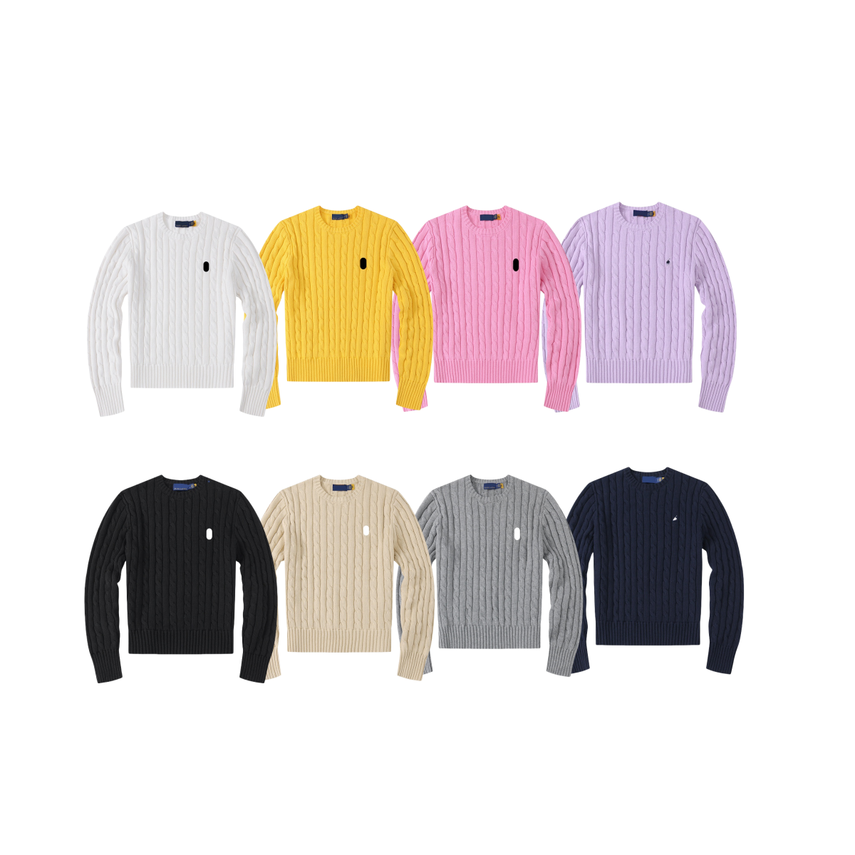 womens sweater man knit sweater pony embroidery knitted sweater woman autumn winter fashion cotton wool O-Neck polos sweaters jumpers women clothes designers S-XL