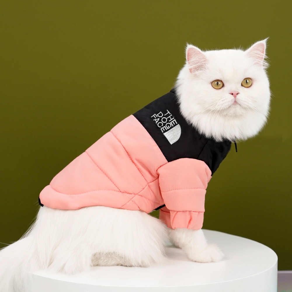 The Dog Face Puffer Seasonal Jacket Dog Winter Coat Duck Down Jacket for Small Medium Dogs-Thicken Dog Coat Windbreaker Puppy Winter Clothes CH314