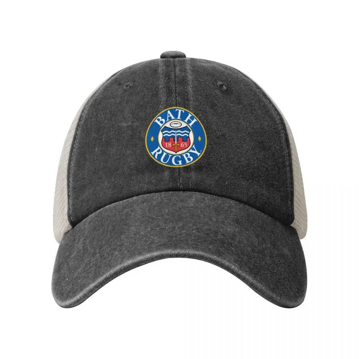 Bath rugby Cowboy Mesh Baseball Cap Ball Cap funny hat Womens MensX240930