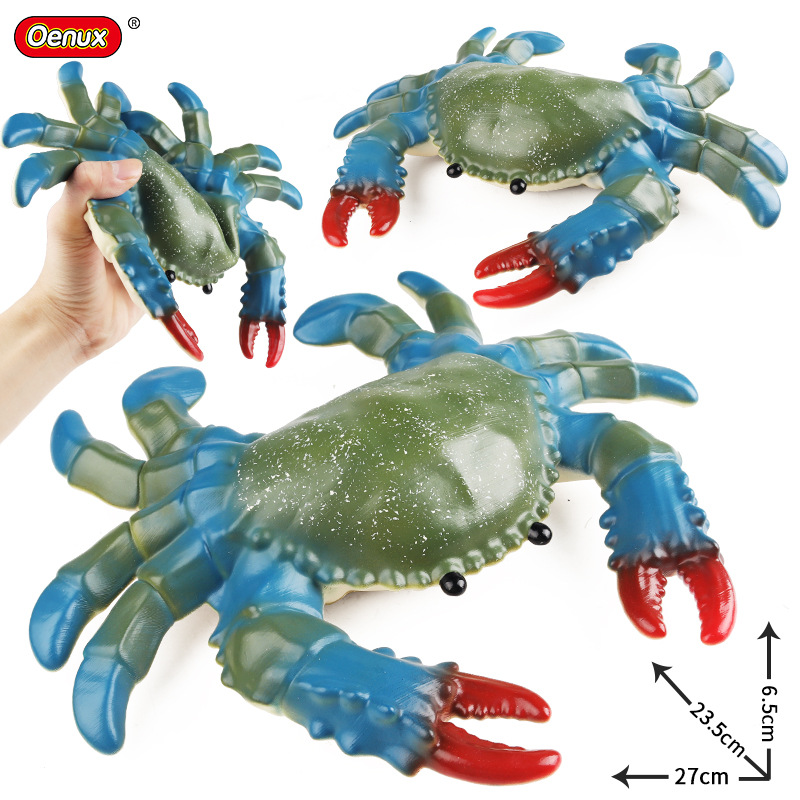 Soft Rubber Sea Turtle Cognitive Toy - Marine Animal Model for Kids with Vent Decompression Feature
